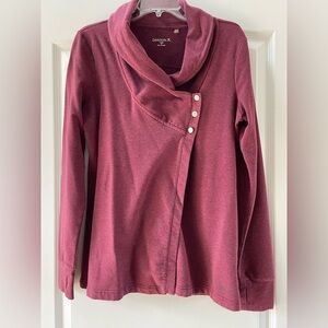 Danskin Women’s Asymmetrical Yoga Wrap Jacket Size Medium